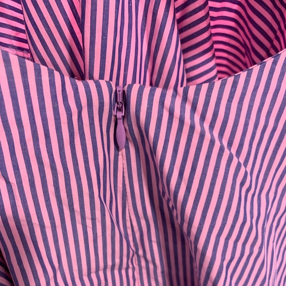 Sandro striped day dress Fits Sz.4-6 luxury - Picture 7 of 7